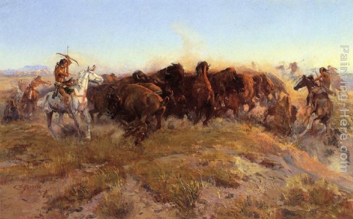 Charles Marion Russell The Surround